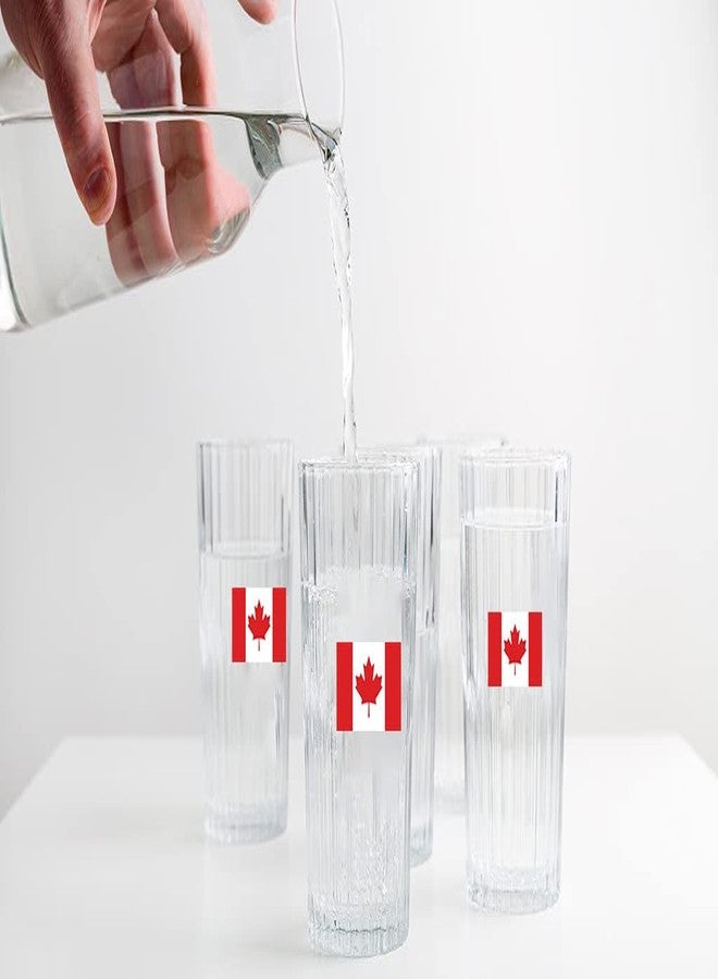 CupaPlay 500 Pieces Canada Labels Roll Stickers - Maple Syrup Canadian Flag Birthday Party Supplies Decorations Favors Jar Containers Letter DIY Sticker Happy Canada's Day Labels Decals - Image 5